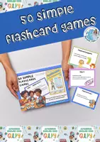 anteprima - Flashcard - 50 flashcard games. 50 giochi con le flashcards - Pagina di copertina