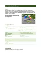 Vorschau - Stationenlernen - Der Wald mit allen Sinnen: Postenlauf für den Wald - Seite 1