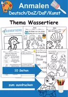 Vorschau - Arbeitsblätter - XXL Materialpaket anmalen - Wortschatz (Ständig wachsend!) - Seite 1
