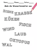 Vorschau - Arbeitsblätter - XXL Materialpaket anmalen - Wortschatz (Ständig wachsend!) - Seite 3