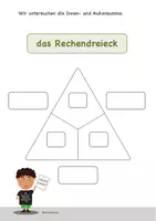 Vorschau - Arbeitsblätter - 4. Stunde: Rechendreiecke – Innen- und Außensumme untersuchen - Seite 3