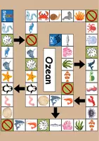 Vorschau - Spiele - Brettspiel Tiere im Wasser Wortschatzspiel Grundschule DaZ/DaF/Deutsch - Seite 1