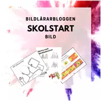 förhandsvisning - Skolstart - Jag är en konstnär - försättsblad
