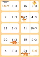Vorschau - Stationenlernen - Einmaleins: 11 Dominos - Seite 3