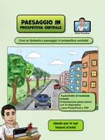 anteprima - Programmi scolastici / Materiali per docenti - ARTE: Paesaggio in prospettiva centrale - Pagina di copertina