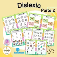 Vista previa - Hojas de trabajo - DISLEXIA (Segunda parte) - Portada