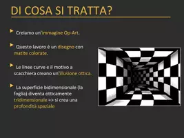anteprima - Programmi scolastici / Materiali per docenti - ARTE: Tunnel Op Art - Pagina 2