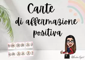 anteprima - Altro tipo di materiale - CARTE di affermazione positiva - Pagina 1