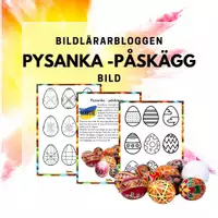 förhandsvisning - Pysanka - Ukrainska påskägg - försättsblad