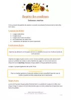 Aperçu - Jeux - Repère les couleurs - Animaux marins - Page 1
