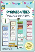 Vorschau - Poster - Phrases utiles - Français en classe (Classroom Phrases / Redewendungen Französisch) - Deckblatt
