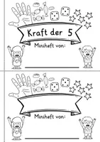 Vorschau - Arbeitsblätter - Miniheft Kraft der 5 - Mathe Klasse 1 - Seite 2
