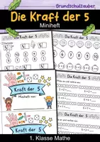 Vorschau - Arbeitsblätter - Miniheft Kraft der 5 - Mathe Klasse 1 - Deckblatt