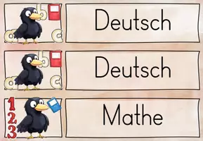 Vorschau - Poster - BUNDLE: Rabenklasse/ Krähenklasse/ Klassentier Rabe/ Krähe - Classroom Management - Seite 1