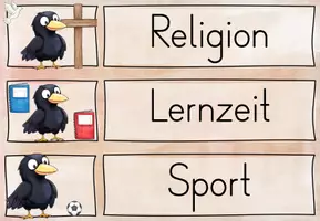 Vorschau - Poster - BUNDLE: Rabenklasse/ Krähenklasse/ Klassentier Rabe/ Krähe - Classroom Management - Seite 3