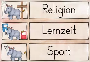 Vorschau - Poster - BUNDLE: Nashornklasse/ Klassentier Nashorn - Classroom Management - Seite 3