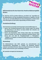 Vorschau - Poster - Reflexionskarten für den Unterricht - Seite 1