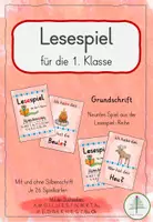 Vorschau - Spiele - Materialpaket: Lesespiele nach Buchstabeneinführungen | Grundschrift - Seite 1