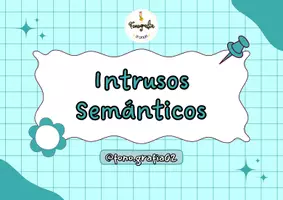 Vista previa - Tarjetas / Manipulativos - Intrusos semánticos - página 1