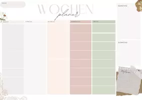 Vorschau - Anderer Materialtyp - Weekly Planner - Wochenplaner zur Unterrichtsplanung - Seite 2