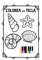 Vista previa - Hojas de trabajo - Colorea según tecla, nota y figuras musicales - Verano - página 2
