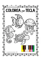 Vista previa - Hojas de trabajo - Colorea según tecla, nota y figuras musicales - Verano - página 3