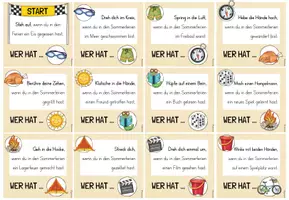 Vorschau - Spiele - Lese- und Bewegungsspiel: "Ich habe... Wer hat...?" nach den Sommerferien (Kl.2-4) - Seite 2