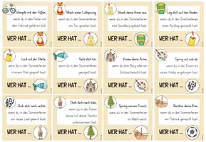 Vorschau - Spiele - Lese- und Bewegungsspiel: "Ich habe... Wer hat...?" nach den Sommerferien (Kl.2-4) - Seite 3