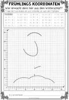 Vorschau - Arbeitsblätter - Frühling Mathematik – Koordinatensystem Arbeitsblätter und Figuren zeichnen | 4-fach differenziert - Seite 2