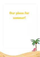 Vorschau - Arbeitsblätter - Materialpaket "Summer" speaking - Seite 1