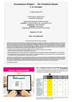 Vorschau - Arbeitsblätter - Grundwissen Religion - Der christliche Glaube / Klasse 5-10 - Seite 1