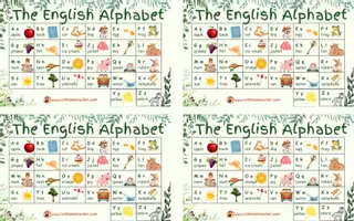 Προεπισκόπηση - Flashcards - The English Alphabet as a poster or small cards - Σελίδα 1