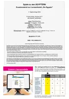 Vorschau - Arbeitsblätter - Spiele zu den Ägyptern | Sachunterricht Geschichte Grundschule Sekundarstufe I Klasse 3-6 | Altes Ägypten, Pyramiden, Hieroglyphen, Nil, Götter, Quiz, Rätsel, Lösungen - Seite 1