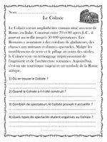 Aperçu - Feuilles d'exercices - Compréhension de lecture - Monuments du monde (10 textes) - Page 1
