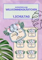 Vorschau - Mal- und Bastelvorlagen - Materialpaket: Elefantenklasse - Seite 1