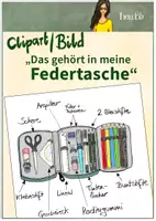 Vorschau - selbst erstellte Cliparts/Grafiken - Das gehört in meine Federtasche - Deckblatt