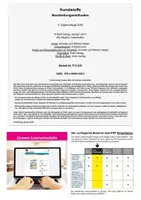 Vorschau - Mal- und Bastelvorlagen - KUNSTSTOFFE Bearbeitungsmethoden | Werken, Kunststoff verformen, bohren, kleben, Werkzeugkunde, Bastelprojekte | Technik Werken Sekundarstufe I Klasse 5-10 - Seite 1