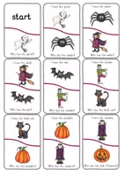 Vorschau - Spiele - Halloween Lesespiel "I have - Who has" - Seite 1