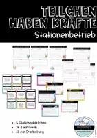 Vorschau - Stundenentwürfe - Teilchenkräfte - Stationenbetrieb - Deckblatt