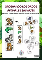 Vista previa - Juegos / Gamificación - Ordena los dados con Animales Salvajes - Portada