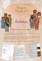 Vorschau - Arbeitsblätter - Jesus-Geschichten: Zachäus - Deckblatt