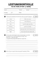 Vorschau - Test - LK zu "Bis die Sterne zittern" (J. Herwig) #Leistungskontrolle #Lesekontrolle - Seite 1