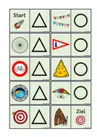Vorschau - Spiele - 5 Domino, Ebene Figuren, Geometrische Formen, Geometrie - Seite 1