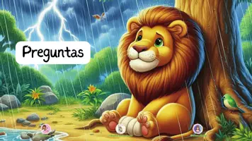 Vista previa - Hojas de trabajo - Pack CUENTO "Leopoldo, el león sensible" - página 1