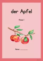 Vorschau - Arbeitsblätter - Apfel Morgenheft für die 1. Klasse - Seite 1