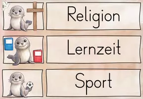 Vorschau - Poster - BUNDLE: Robbenklasse/ Seehundklasse/ Klassentier Robbe/ Seehund - Classroom Management - Seite 3