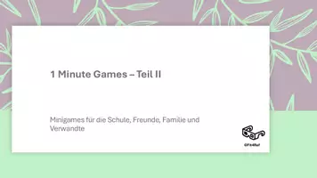 Vorschau - Spiele - 1 Minute Games Teil 2 - Spielspaß für alle! - Deckblatt