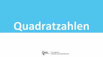 Vorschau - Präsentationen/Tafelbilder - Natürliche Zahlen ⎮ Quadratzahlen und deren Umkehrung (PowerPoint Präsentation 6) - Seite 2