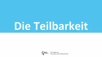 Vorschau - Präsentationen/Tafelbilder - Natürliche Zahlen ⎮ Teilbarkeit (PowerPoint Präsentation 7) - Seite 2