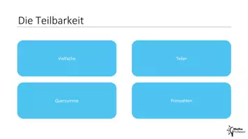 Vorschau - Präsentationen/Tafelbilder - Natürliche Zahlen ⎮ Teilbarkeit (PowerPoint Präsentation 7) - Seite 3